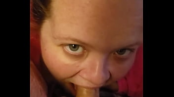 Slut deep throating husband