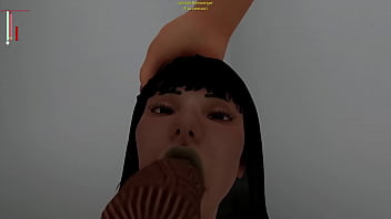 Lorindas mouth is full