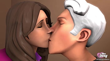 First kissing animation in sfm