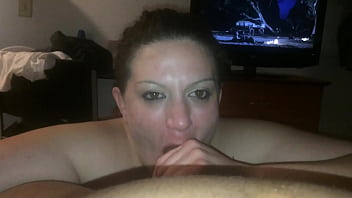 Worked her mouth then busted