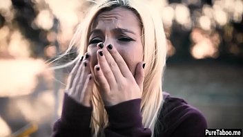 Horny stepmom played with a sad girls young tighty pussy Horny stepmom played with a sad girls young tighty pussy