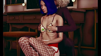 Stocking lesbian animation