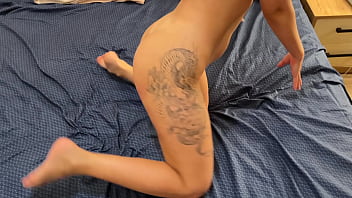 Hard fuck big fat ass and cum on face this cute girl