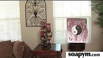 Masseuse strokes a huge cock and tastes the cum 16