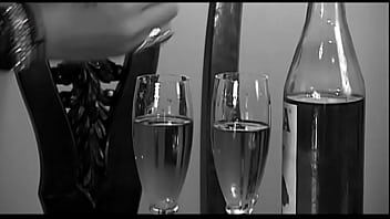 Candlelight threesome with the waiter