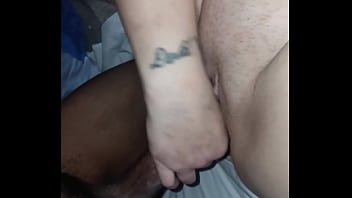 She plays with that dick with legs up and spread wide