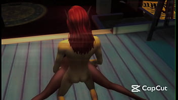 Sims ebony gets recked annilingus