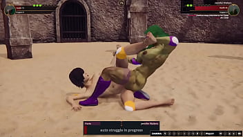 Horie vs jennifer nf3d lesbian combat