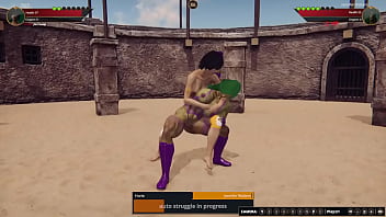 Horie vs jennifer nf3d lesbian combat