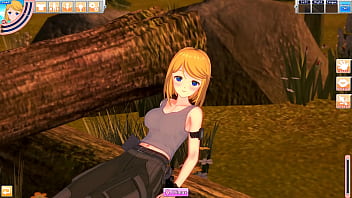 Koikatsu tomboy riley fucks guy outdoors