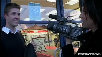 Tattooed samantha takes on two strangers cocks at the same time