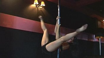 Pole dancer tease