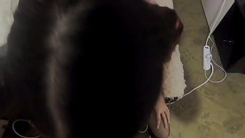 First she climaxed during cunnilingus then again while he fucked and creampied her pussy