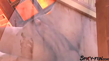 Blonde hottie is getting her ass fucked