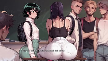 My new girlfriend #01 violet loves to show her big ass & camel toe taboo hentai game