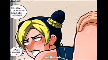Jolyne es llenada de cum por la vagina