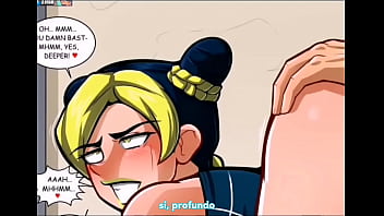 Jolyne es llenada de cum por la vagina