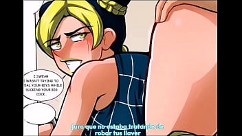Jolyne es llenada de cum por la vagina