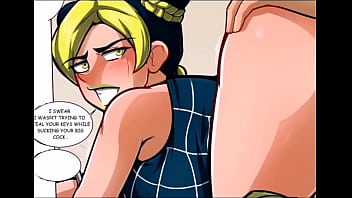 Jolyne es llenada de cum por la vagina