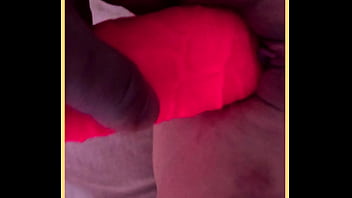 Big toy fun for this wifes shaves pussy