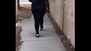 Early morning walking big booty neighbor part1