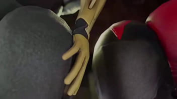 Batgirl moves her big ass harley cameo in the ending of the video Batgirl moves her big ass harley cameo in the ending of the video