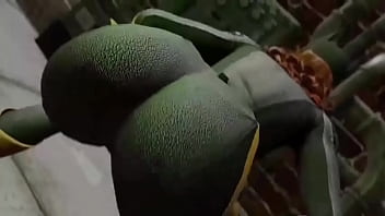 Batgirl moves her big ass harley cameo in the ending of the video Batgirl moves her big ass harley cameo in the ending of the video