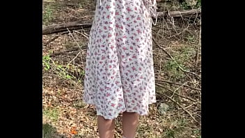 Beauty in the forrest whit a big booty just perfect