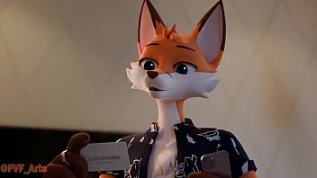 Furry using masturbator foxdee