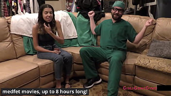 The sister's 1st gyno exam angel santana & aria nicole