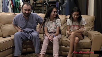 The sister's 1st gyno exam angel santana & aria nicole