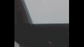 Dick dance outside in vehicle