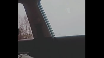 Dick dance outside in vehicle