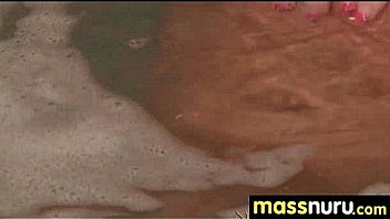 Slippery massage with happy end 4