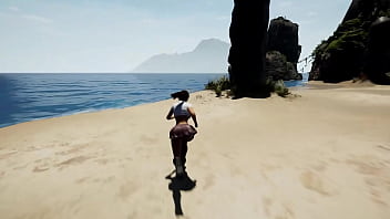 Lara croft learns to climb rocks and huge cocks game