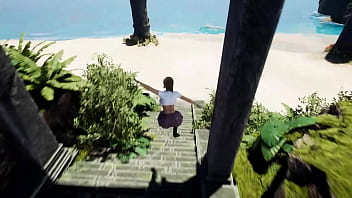 Lara croft learns to climb rocks and huge cocks game