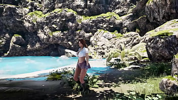 Lara croft learns to climb rocks and huge cocks game