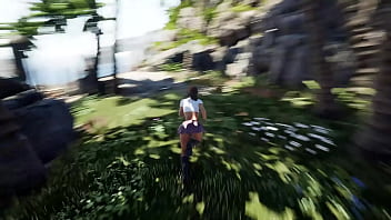 Lara croft learns to climb rocks and huge cocks game