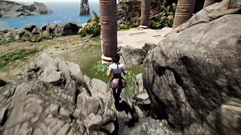 Lara croft learns to climb rocks and huge cocks game