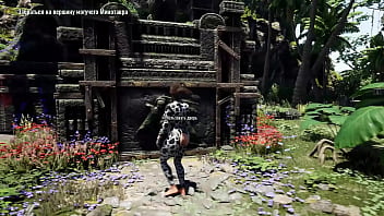 Lara croft learns to climb rocks and huge cocks game