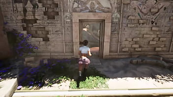 Lara croft learns to climb rocks and huge cocks game