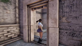 Lara croft learns to climb rocks and huge cocks game