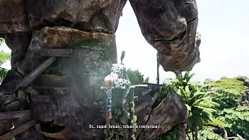 Lara croft learns to climb rocks and huge cocks game