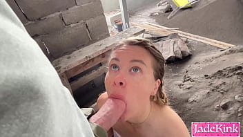 I met this guy on street he took me to construction site and fucked