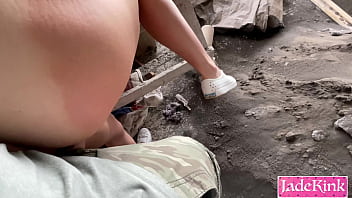 I met this guy on street he took me to construction site and fucked