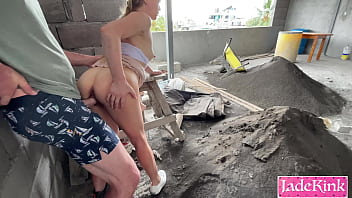 I met this guy on street he took me to construction site and fucked