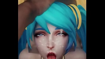 Levando vara em publico