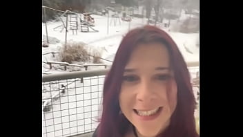 Lets go sous la neige