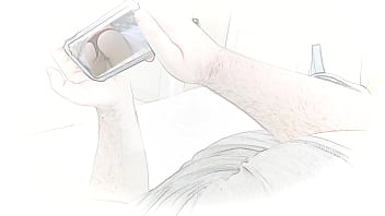 Taylor sucks a fan in the bathtub