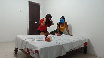 My girlfriend brought her best friend to learn how to give intense blowjobs at home